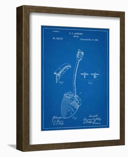 Shovel Patent-null-Framed Art Print