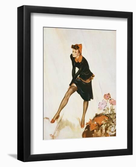 Show a Leg-David Wright-Framed Art Print