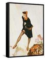 Show a Leg-David Wright-Framed Stretched Canvas