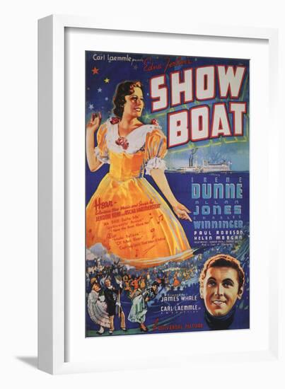 Show Boat, 1936-null-Framed Art Print