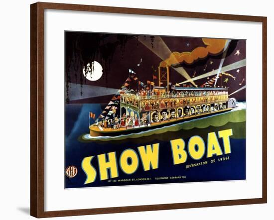 Show Boat, 1936-null-Framed Art Print