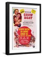 Show Boat, from Top: Howard Keel, Ava Gardner, Kathryn Grayson, 1952-null-Framed Art Print