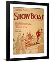 Show Boat Poster, 1927-null-Framed Giclee Print