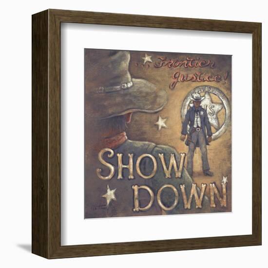 Show Down-Janet Kruskamp-Framed Art Print