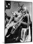 Show Girl and Clown in Havana, 1959-null-Mounted Photographic Print