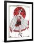 Show Girl with Revealing Dress-Georges Leonnec-Framed Art Print