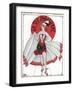 Show Girl with Revealing Dress-Georges Leonnec-Framed Art Print