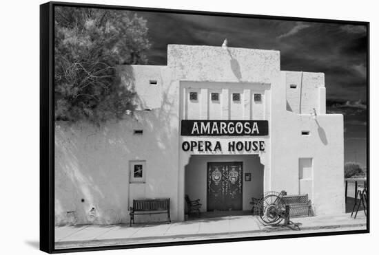 Show Tonight Amargosa Opera House BW-Steve Gadomski-Framed Stretched Canvas