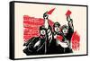 Show Your Red Flyers-Chinese Government-Framed Stretched Canvas