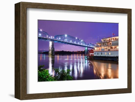 Showboat on the Tennessee River in Chattanooga, Tennessee.-SeanPavonePhoto-Framed Photographic Print