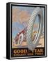 Showcard for Goodyear Straight Side Tyres-null-Framed Stretched Canvas