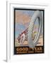 Showcard for Goodyear Straight Side Tyres-null-Framed Art Print