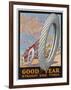 Showcard for Goodyear Straight Side Tyres-null-Framed Art Print