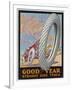 Showcard for Goodyear Straight Side Tyres-null-Framed Art Print