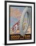 Showcard for Goodyear Straight Side Tyres-null-Framed Art Print