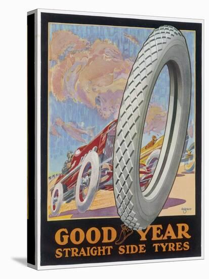 Showcard for Goodyear Straight Side Tyres-null-Stretched Canvas