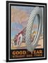 Showcard for Goodyear Straight Side Tyres-null-Framed Art Print