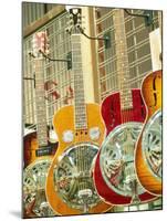 Showcase Displaying Dobro Resonating Guitars-Barry Winiker-Mounted Premium Photographic Print