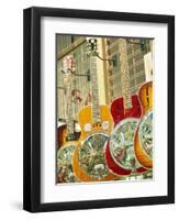 Showcase Displaying Dobro Resonating Guitars-Barry Winiker-Framed Photographic Print