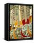 Showcase Displaying Dobro Resonating Guitars-Barry Winiker-Framed Stretched Canvas