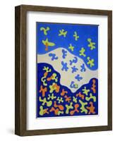 Shower Curtain, 2010-Jan Groneberg-Framed Giclee Print