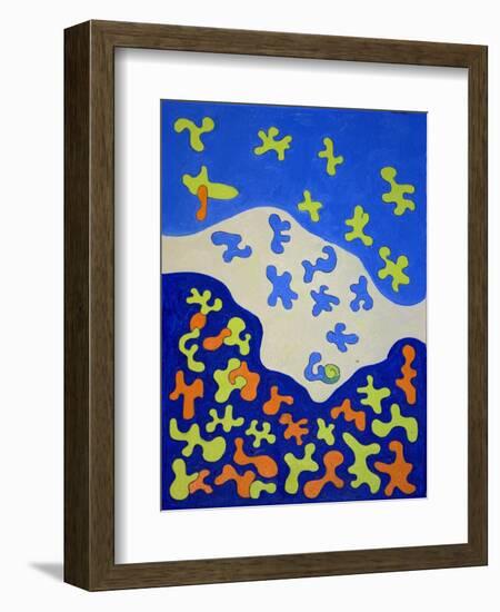 Shower Curtain, 2010-Jan Groneberg-Framed Giclee Print