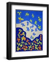 Shower Curtain, 2010-Jan Groneberg-Framed Giclee Print