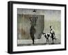 Shower Peepers-Banksy-Framed Premium Giclee Print