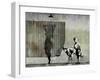 Shower Peepers-Banksy-Framed Premium Giclee Print