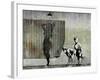 Shower Peepers-Banksy-Framed Premium Giclee Print