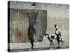 Shower Peepers-Banksy-Stretched Canvas