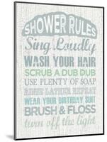 Shower Rules-Erin Clark-Mounted Giclee Print