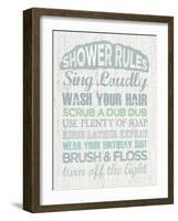 Shower Rules-Erin Clark-Framed Giclee Print