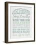 Shower Rules-Erin Clark-Framed Giclee Print