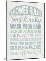 Shower Rules-Erin Clark-Mounted Giclee Print