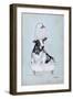 Showering Petals Cow II-Debi Coules-Framed Art Print