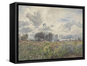 Showery June, Picardy, C.1870-Henry Moore-Framed Stretched Canvas