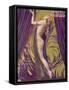 Showgirl and Dancer Chrysis, on a Beautiful Front Cover Design-null-Framed Stretched Canvas