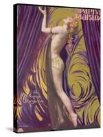 Showgirl and Dancer Chrysis, on a Beautiful Front Cover Design-null-Stretched Canvas