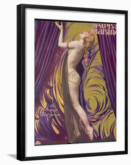 Showgirl and Dancer Chrysis, on a Beautiful Front Cover Design-null-Framed Photographic Print