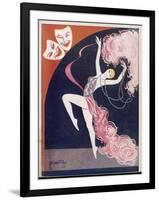 Showgirl Dances with a Long String of Beads-Pierre-Auguste Renoir-Framed Photographic Print