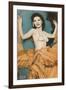 Showgirl, Las Vegas, Nevada-null-Framed Art Print