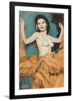 Showgirl, Las Vegas, Nevada-null-Framed Art Print