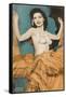 Showgirl, Las Vegas, Nevada-null-Framed Stretched Canvas