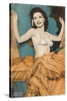 Showgirl, Las Vegas, Nevada-null-Stretched Canvas