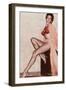 Showgirl, Las Vegas, Nevada-null-Framed Art Print