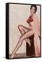 Showgirl, Las Vegas, Nevada-null-Framed Stretched Canvas