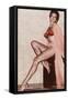 Showgirl, Las Vegas, Nevada-null-Framed Stretched Canvas