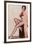 Showgirl, Las Vegas, Nevada-null-Framed Art Print