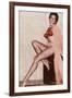 Showgirl, Las Vegas, Nevada-null-Framed Art Print